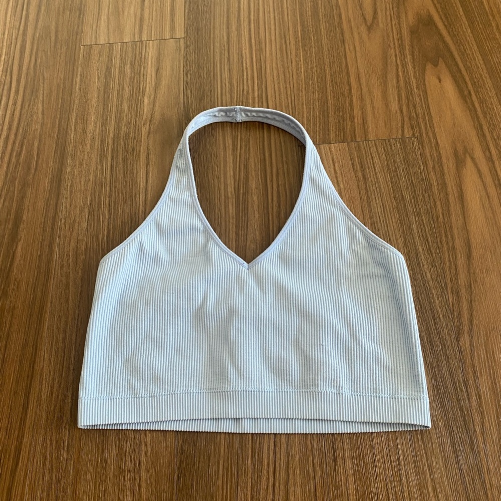 Garage Blue Halter Top